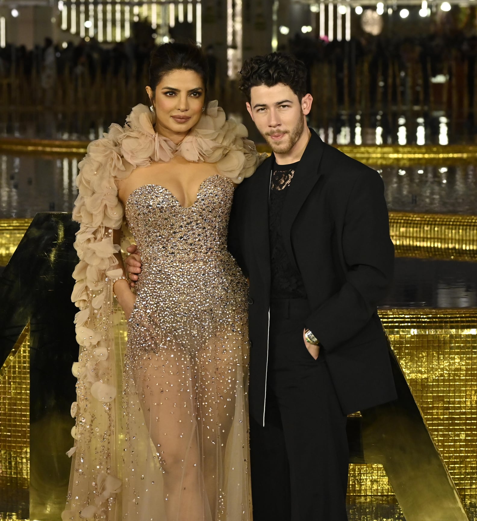 Priyanka Chopra's Nude Elie Saab Naked Dress at NMACC PS Fashion