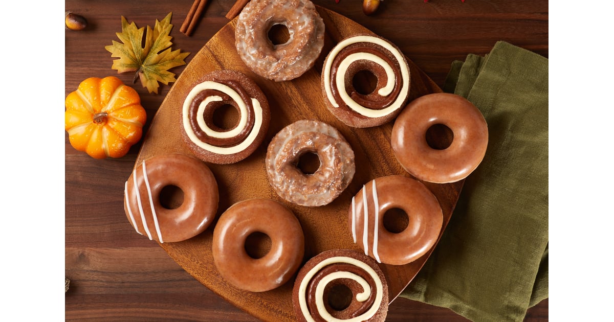 Krispy Kreme's New Pumpkin Spice Cinnamon Roll Doughnuts ...