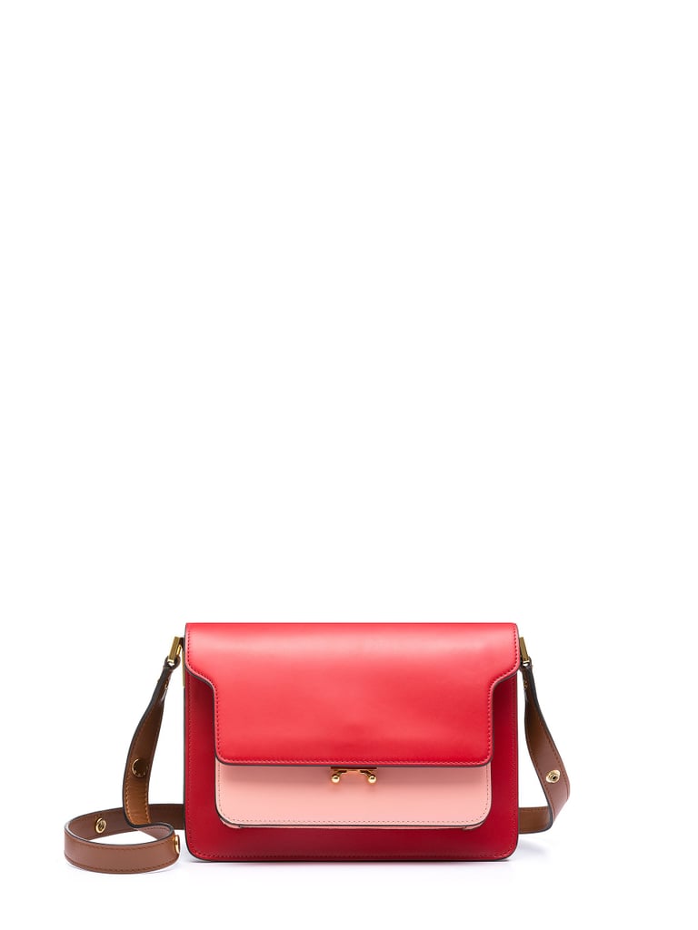"I am loving the new colors for Marni's trunk bag ($2,350). 2017 is about bright colors when it comes to accessories, so the red and pink color combo is on theme. If you wear a lot of neutrals, this crossbody bag will add that pop of color to your outfits." — ML