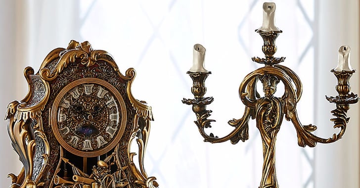Where To Buy Beauty And The Beast S Clock And Candelabra Popsugar Home