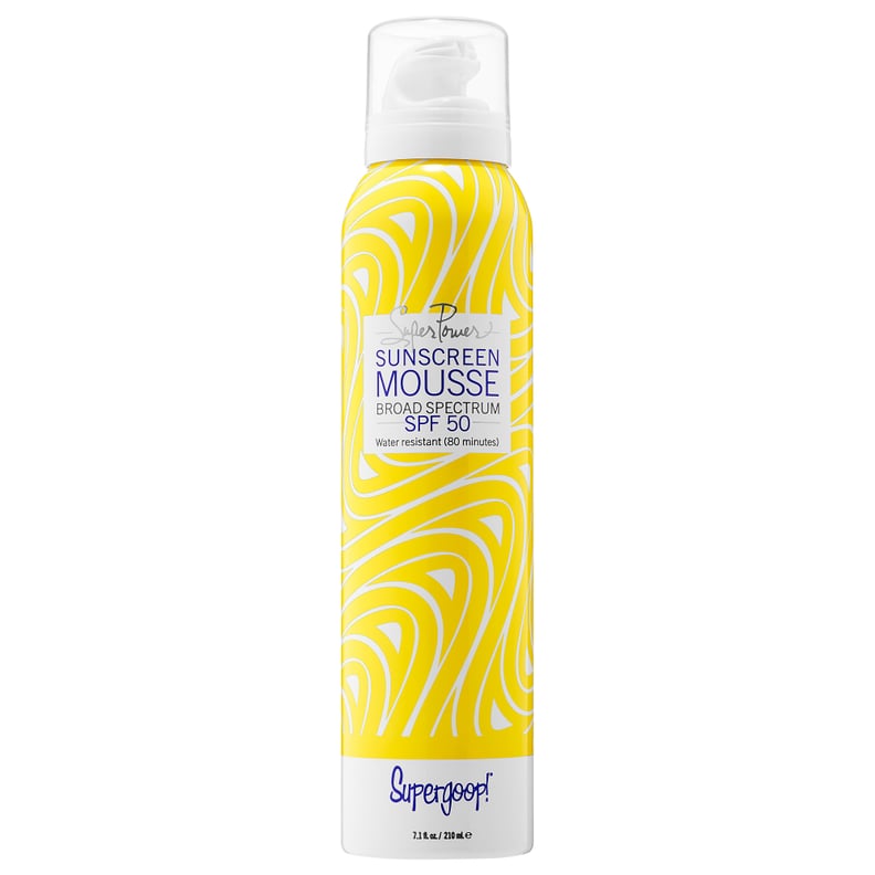 Supergoop! Super Power Sunscreen Mousse Broad Spectrum SPF 50