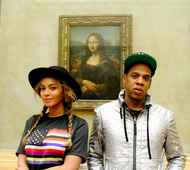 Beyonce and Jay Z at the Louvre With Blue Ivy | Pictures