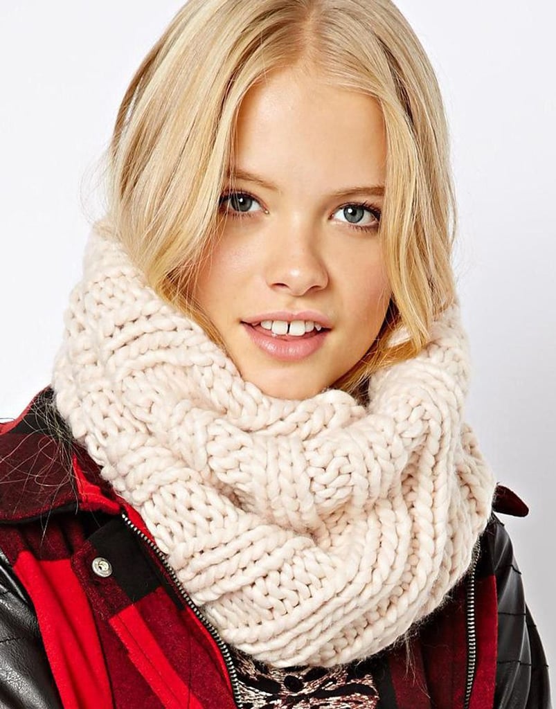 ASOS Chunky Snood | Cheap Winter Hats and Gloves | POPSUGAR Fashion ...