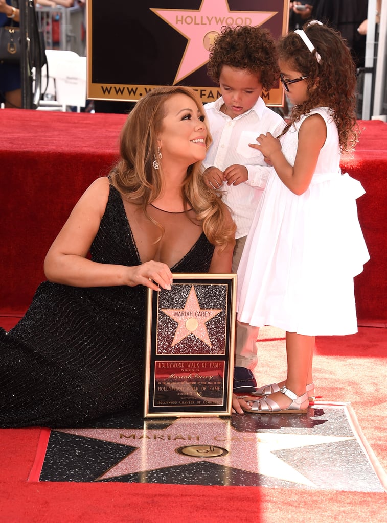 Mariah Carey's Twins at the Hollywood Walk of Fame