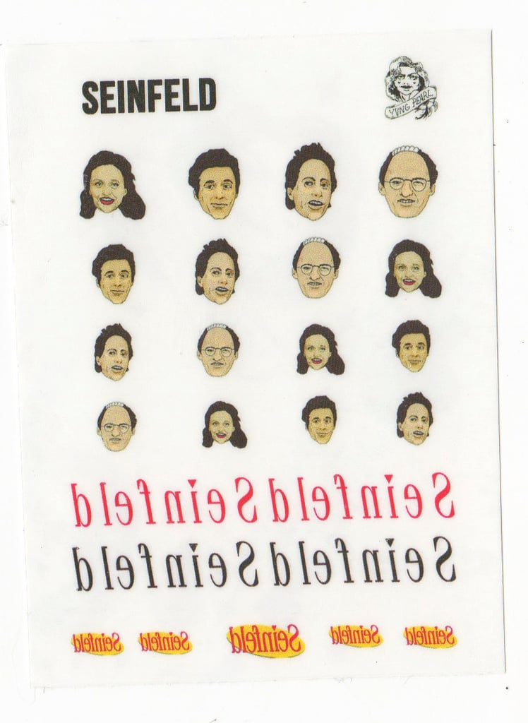 Seinfeld Nail Decals Seinfeld Nail Decals