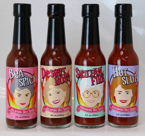 Golden Girls 4-Pack Hot Sauce Set