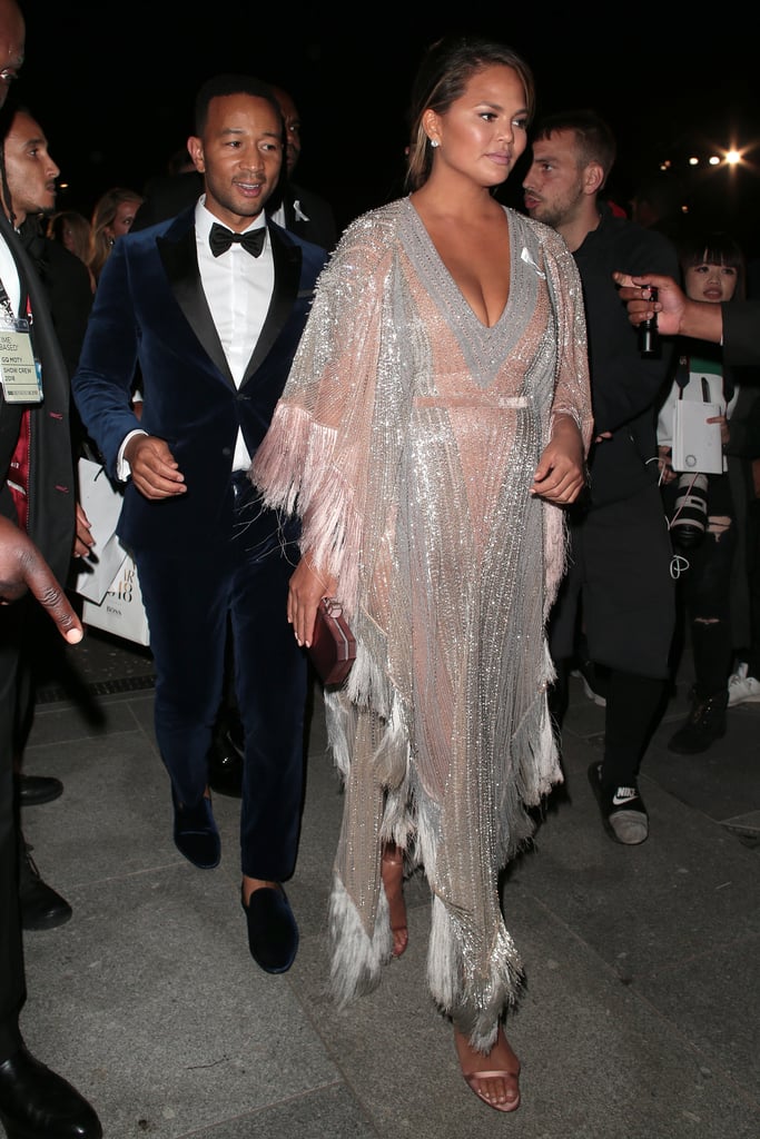 Chrissy Teigen and John Legend PDA After GQ Awards 2018
