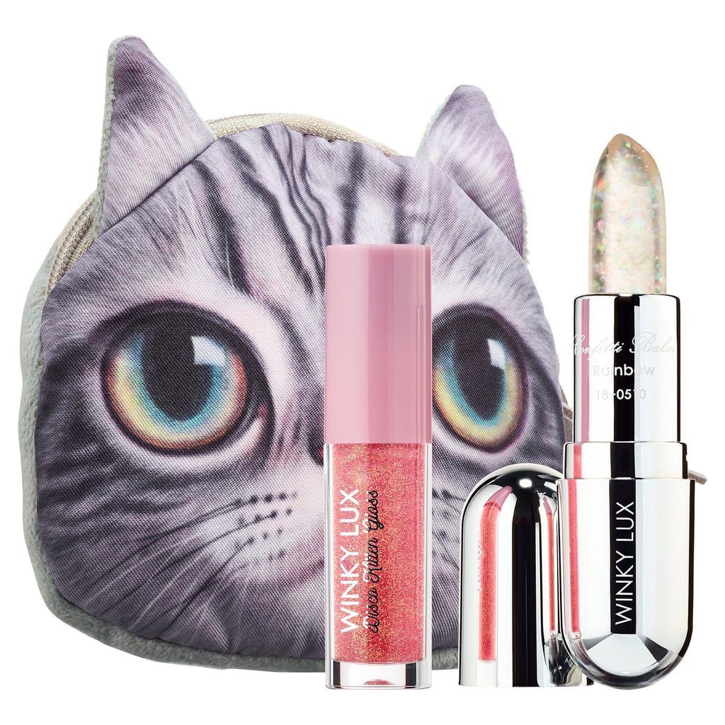 Winky Lux Sparkle Kitty Lip Gloss and Balm Kit Cheap Valentine's Day
