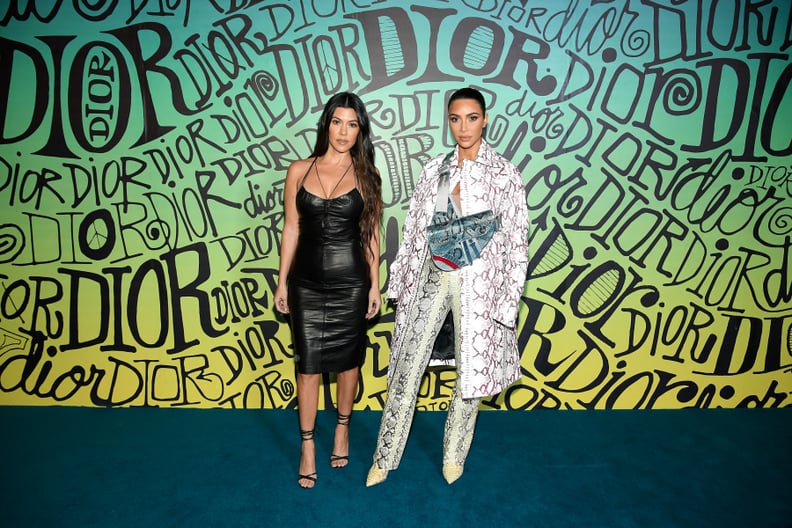 Kim Kardashian at the Dior Men's Fall 2020 Runway Show