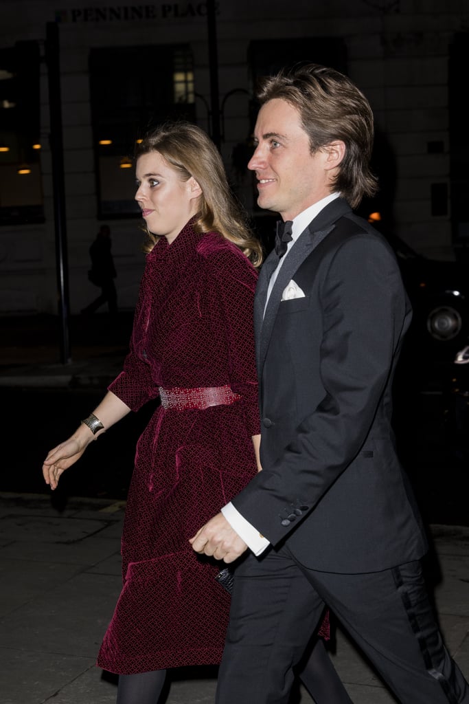 Princess Beatrice and Edoardo Mapelli Mozzi at Portrait Gala