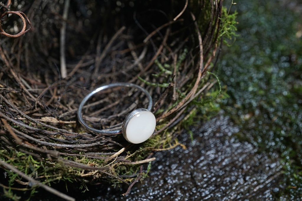 Sterling Silver Breast Milk Ring