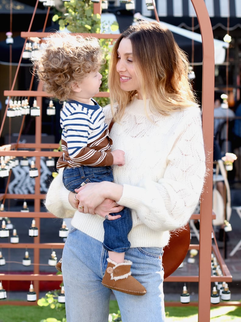 LOS ANGELES, CA - DECEMBER 16:  Sonny Sanford Rosenman and Whitney Port attend the Biossance's Miracle on Melrose at the Melrose Farmer's Market on December 16, 2018 in Los Angeles, California.  (Photo by Vivien Killilea/Getty Images for Biossance)