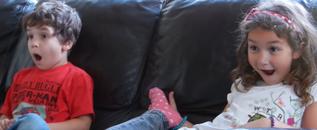 Boy's Reaction to Darth Vader Video