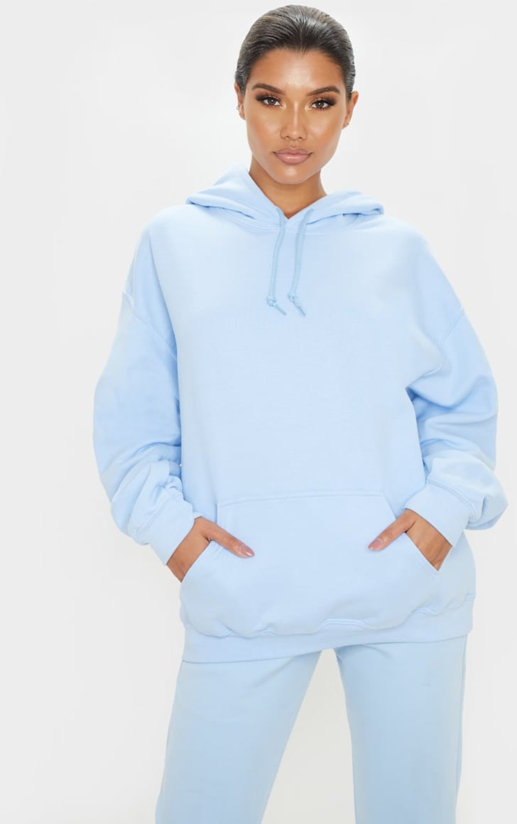 PrettyLittleThing Light Blue Ultimate Oversized Hoodie Jennifer