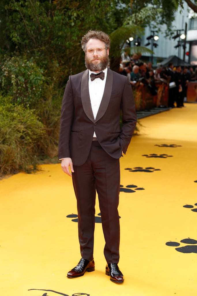 Pictured: Seth Rogen at The Lion King premiere in London.