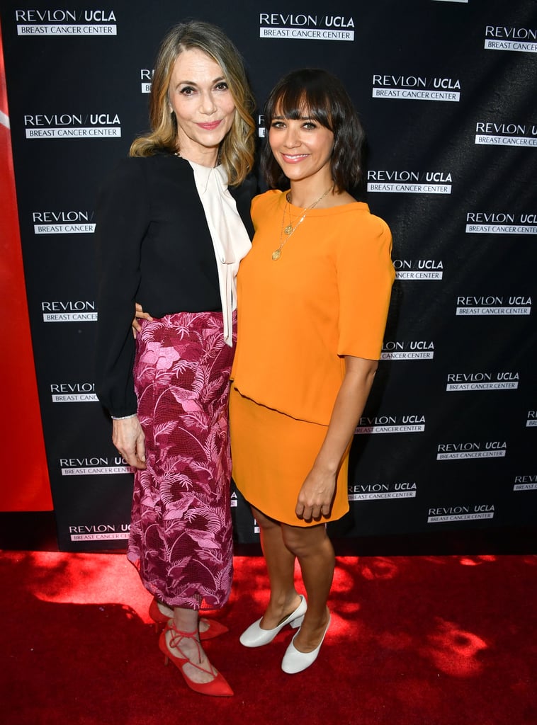 Rashida Jones and Peggy Lipton at Revlon Luncheon 2016