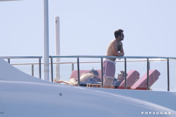 Kendall Jenner And Harry Styles Get Cozy On A Yacht Popsugar Celebrity