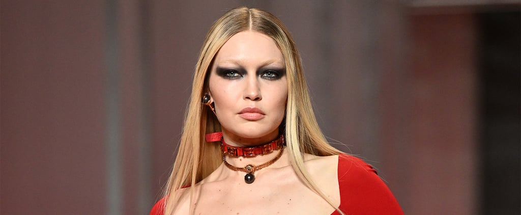 Gigi and Bella Hadid's Bleached Eyebrows at the Versace Show