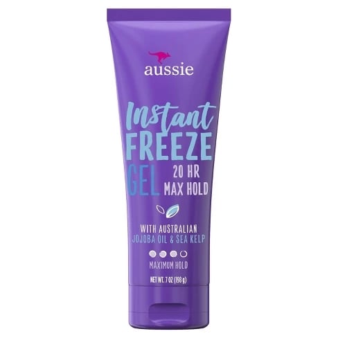 Aussie Instant Freeze 20-Hour Hold Hair Gel With Jojoba Oil and Sea Kelp