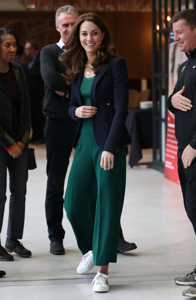 Kate Middleton Wearing Sneakers at a SportsAid Stars Event in London