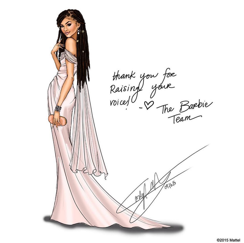 Zendaya's Barbie Doll | Zendaya's Dreadlocks at the Oscars ...
