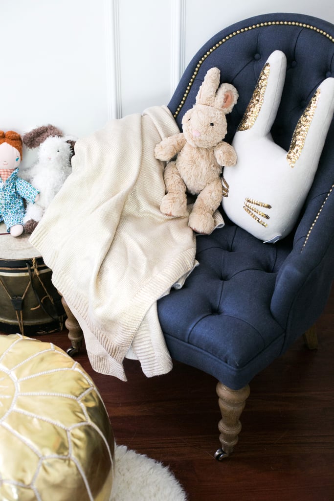 Tip 6: Don't neglect comfort spaces

"For a cozy reading corner pick a stunning piece of furniture you will want to relax on. Use a mix of stripes and animal print pillows to make the space cozy and uniquely yours."