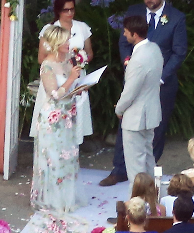 Jennie Garth and Dave Abrams