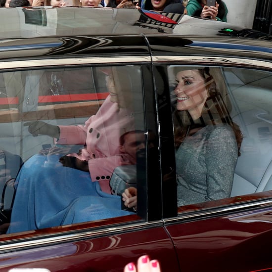 Kate Middleton and Queen Elizabeth II King College March