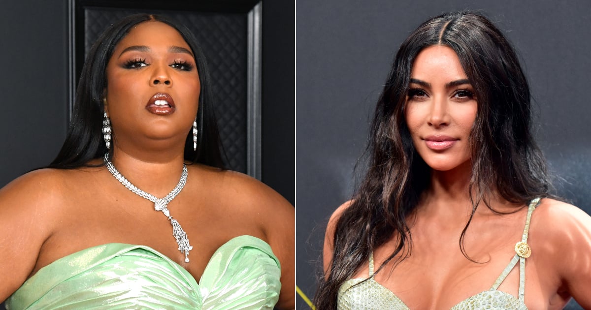 Lizzo Wears the Same Caution-Tape Catsuit Kim Kardashian Couldn't Walk In.jpg