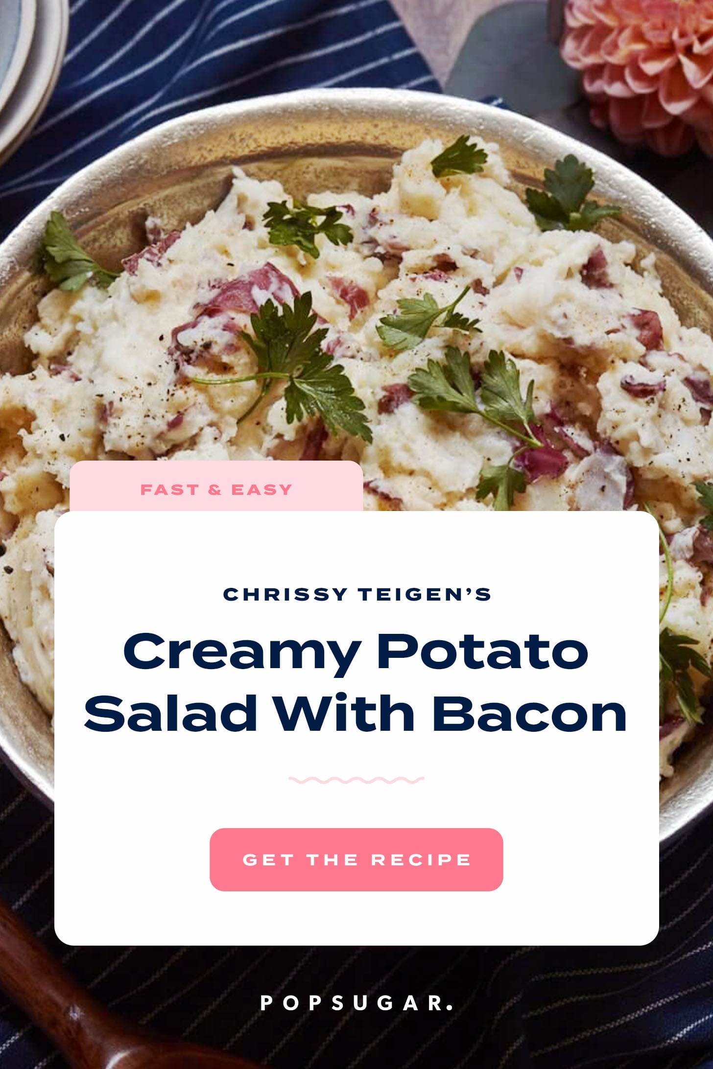 Chrissy Teigen's Creamy Potato Salad With Bacon Recipe ...