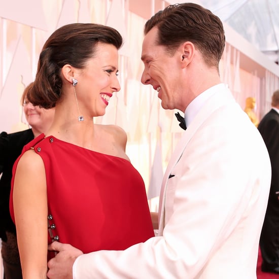 Benedict Cumberbatch and Sophie Hunter at the Oscars 2015