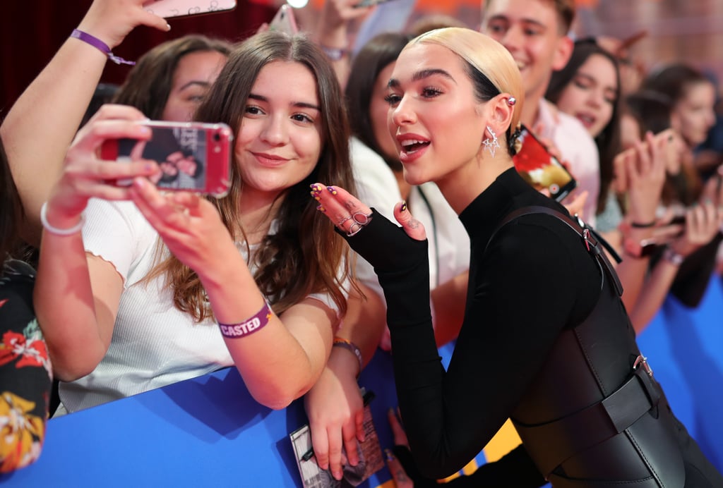 Pictures of Dua Lipa at the 2019 MTV EMAs in Spain