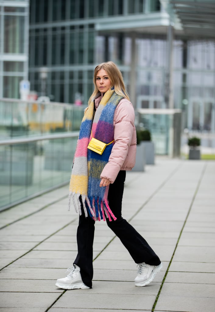 How to Wear a Blanket Scarf
