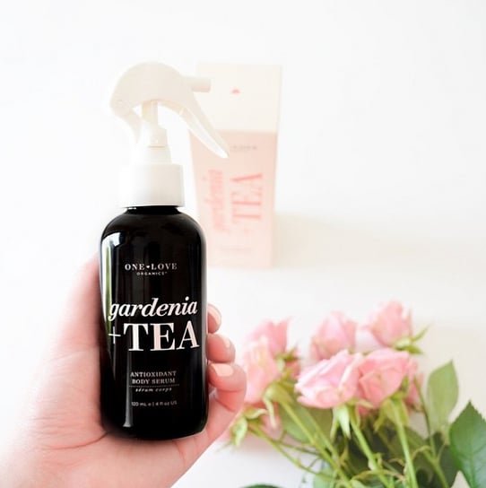 We just can't get enough of the @oneloveorganics Gardenia + Tea body serum featured in our April box #oneloveorganics #april #musthavebox #gardenia