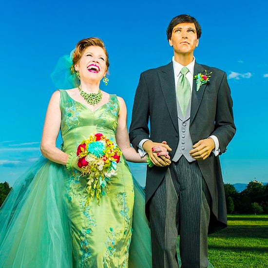 Woman Takes Photos With Mannequin Family