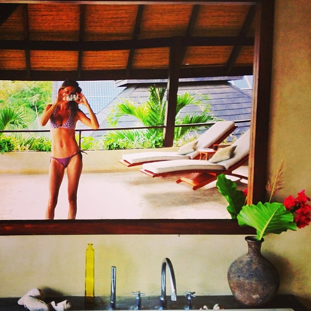 Gisele Bündchen put her bikini body on display in May 2013 when she snapped a picture on a porch.

Source: Instagram user giseleofficial