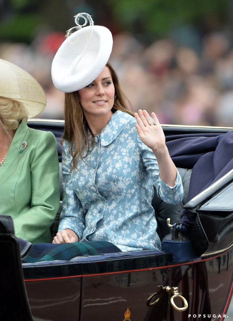 Prince George and Kate Middleton at Trooping the Colour ...