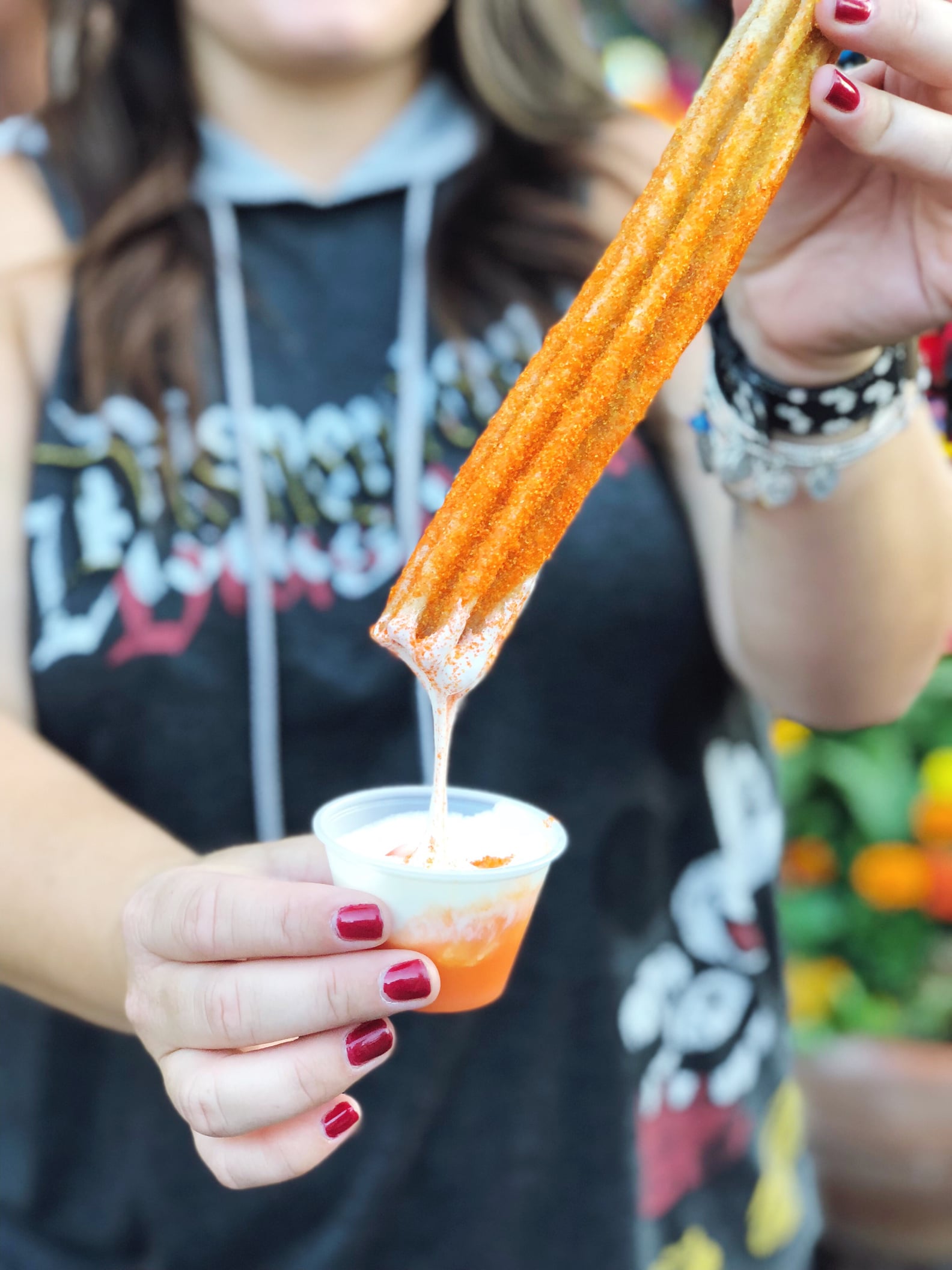 Candy Corn Churro at Disneyland POPSUGAR Food