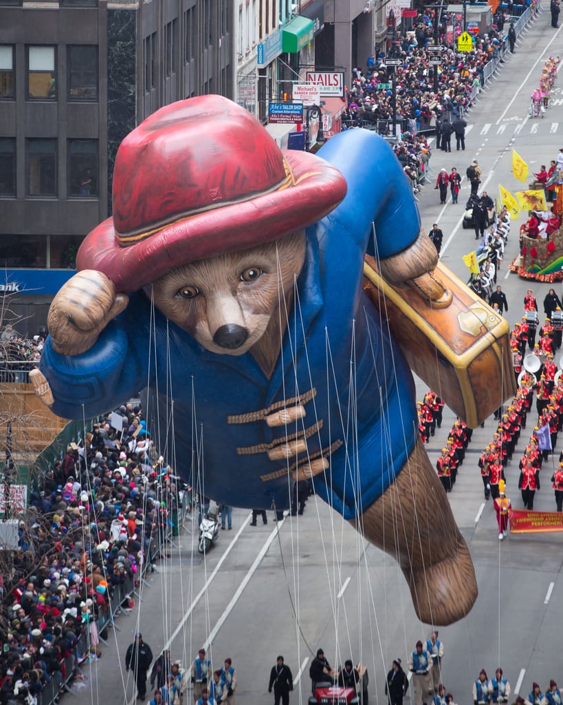 Paddington Bear was on the move.
