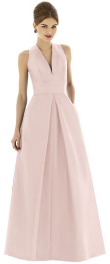 Alfred Sung Women's Dupioni A-Line Gown