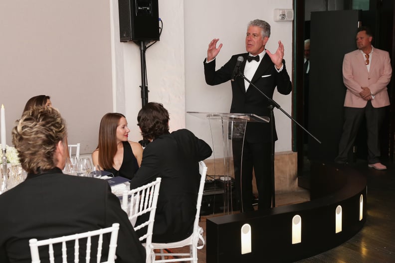 Anthony Bourdain Gives a Speech