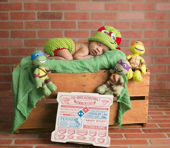 newborn ninja turtle costume