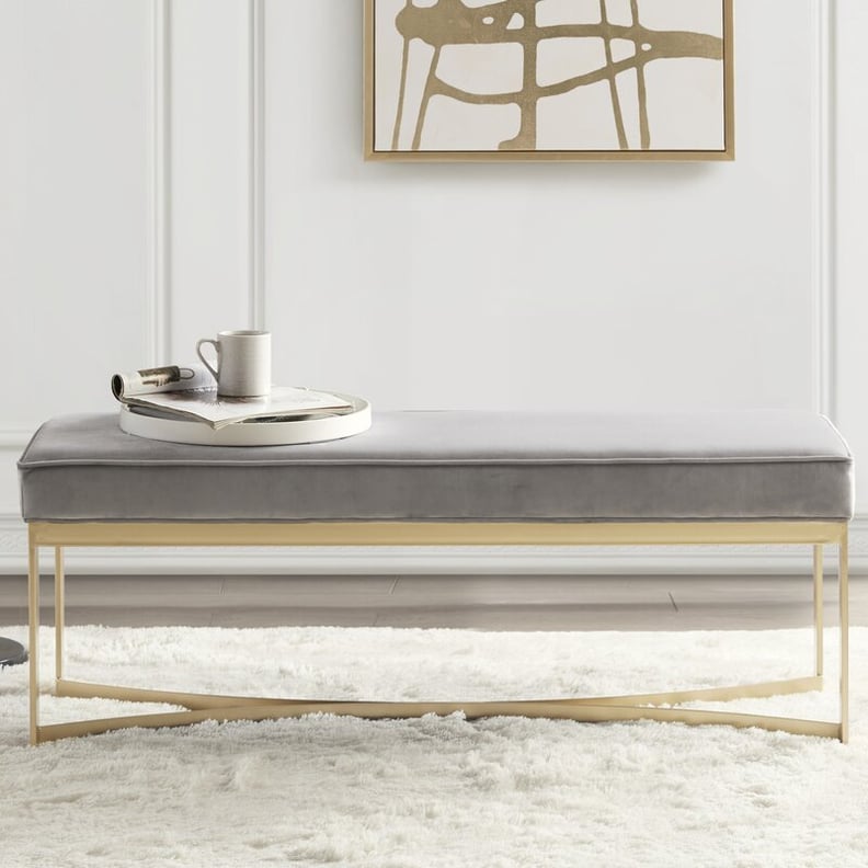 Wayfair x Martha Stewart Secor Upholstered Bench