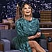 Chrissy Teigen's Green Dress on The Tonight Show 2019