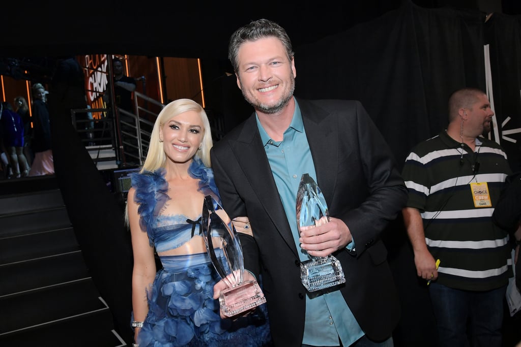 Blake Shelton & Gwen Stefani at 2017 People's Choice Awards