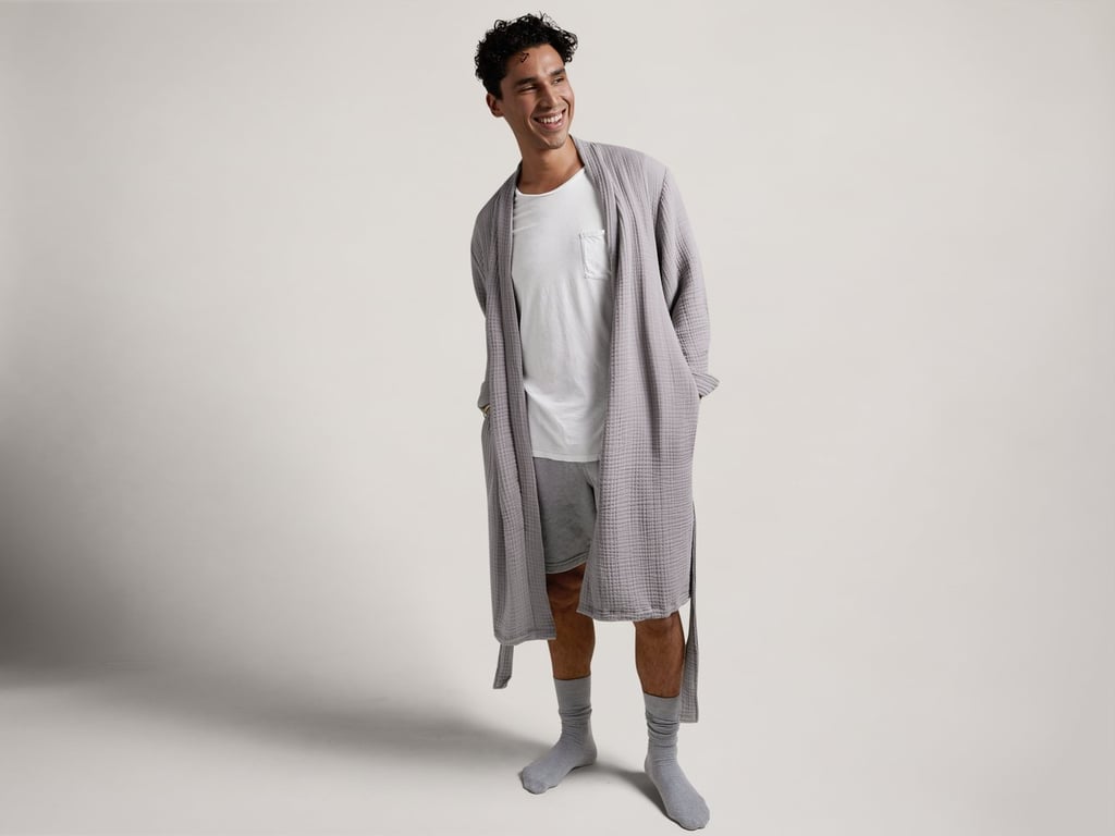 Parachute Cloud Cotton Robe in Grey Best Lightweight Robe POPSUGAR