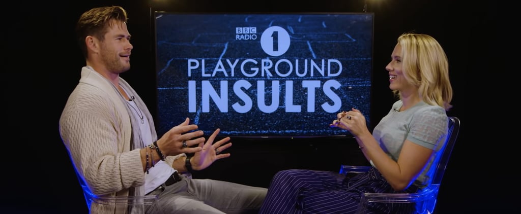 Chris Hemsworth Scarlett Johansson Insult Each Other Video