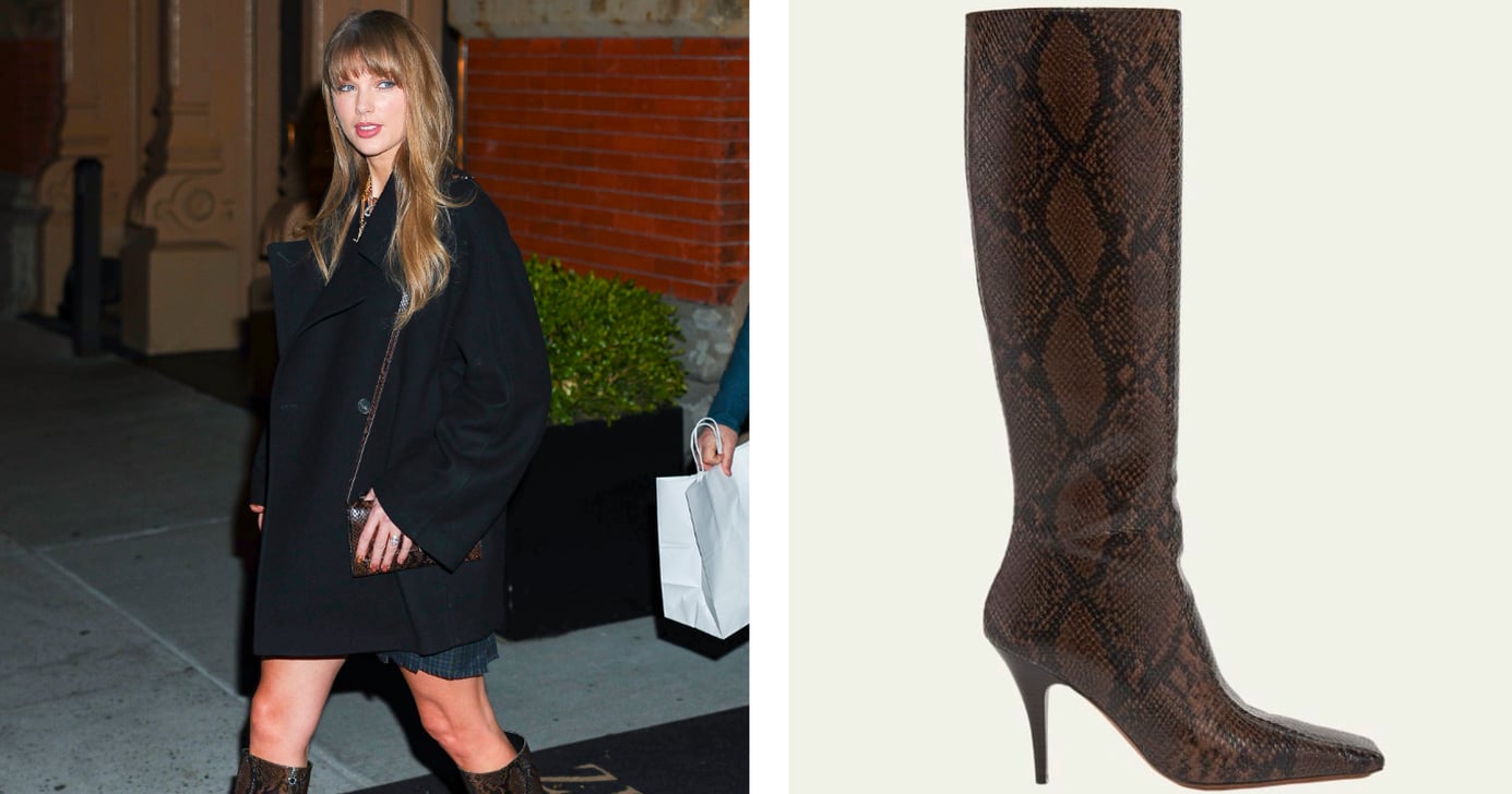 Taylor Swift’s Snakeskin Boots Are a No-Brainer For a Fall Night Out