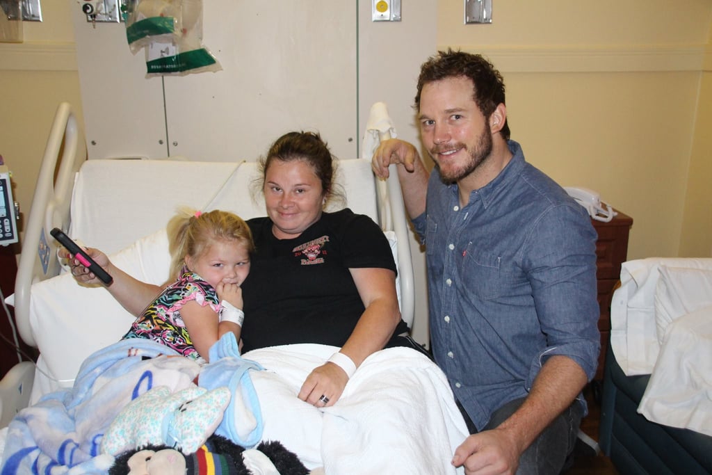 Chris Pratt Visits Our Lady of the Lake Children's Hospital