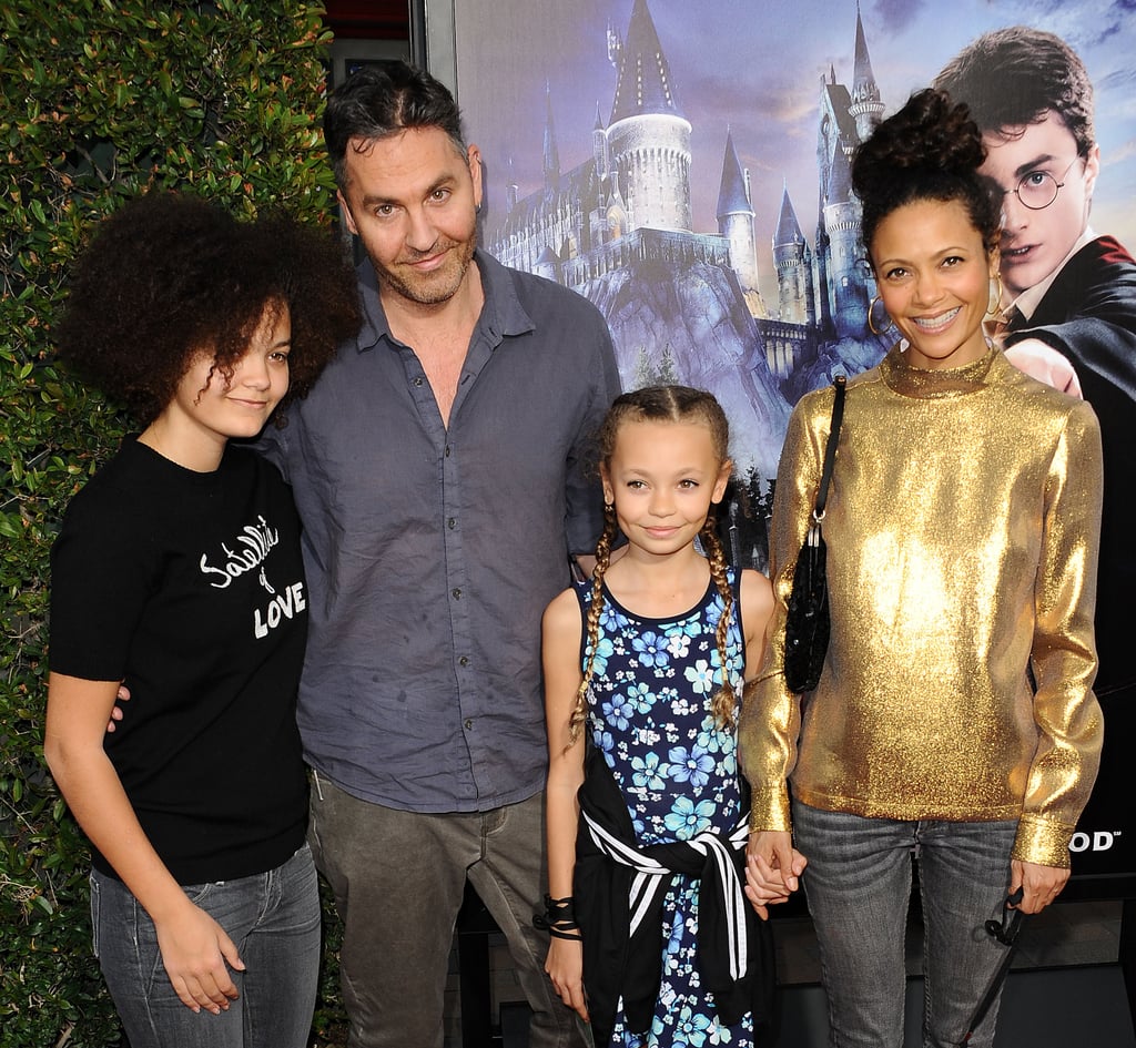 Ripley and Nico joined their parents on the red carpet at the opening | Thandie Newton ...